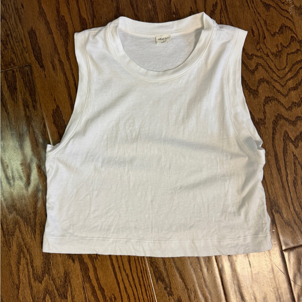 ARITZIA Wilfred Free Weekend 100% Cotton Tank Top - Picture 2 of 10